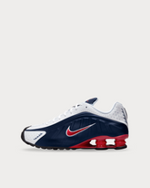 Nike Shox R4 USA 2025 - Midnight Navy/White/Metallic Silver/Gym Red